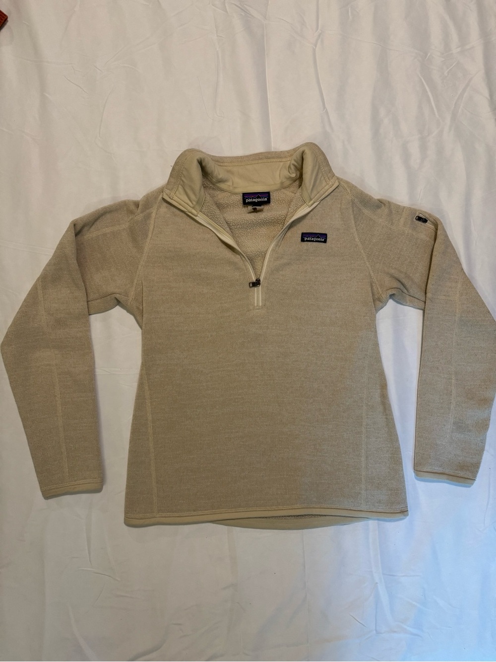 Patagonia Women's Half-Zip Fleece Pullover - Light Beige